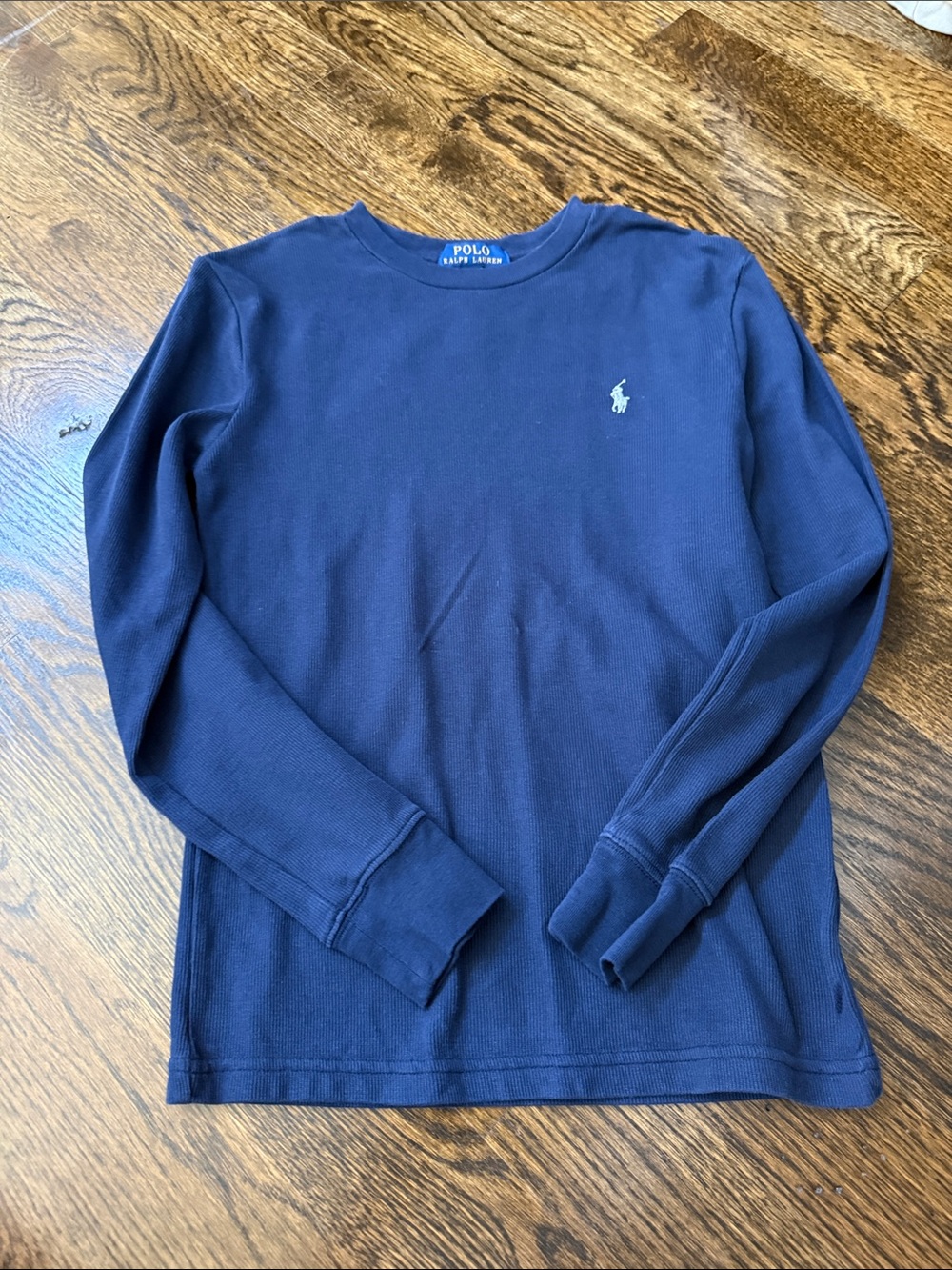 Polo by Ralph Lauren Navy Crewneck Thermal Long-Sleeve